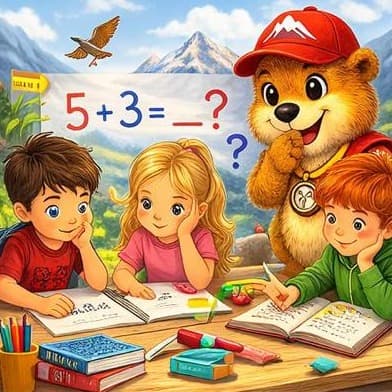 Cleverli Beispielszene für Mathe Übungen 1. Klasse